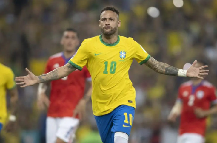Neymar é o principal nome da Seleção Brasileira na busca pelo Hexa no Qatar. Foto: Divulgação.